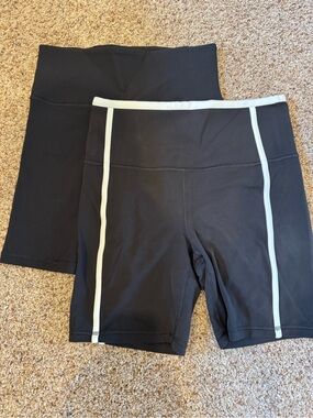 Athleta elation hi rise 7” bike shorts, medium